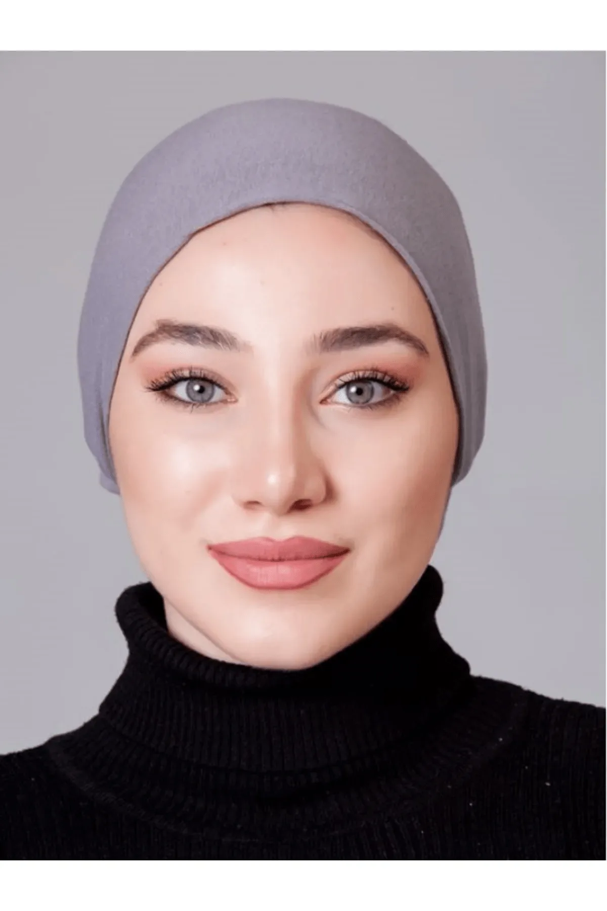 Kahve Dikişsiz Kaymayan Bone (Likralı)